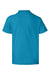 Hanes 5370 Youth EcoSmart Short Sleeve Crewneck T-Shirt Teal Blue Flat Back