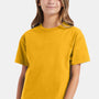 Hanes Youth ComfortSoft Short Sleeve Crewneck T-Shirt - Gold