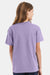 Hanes 5450/54500 Youth ComfortSoft Short Sleeve Crewneck T-Shirt Lavender Purple Model Back