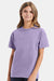 Hanes 5450/54500 Youth ComfortSoft Short Sleeve Crewneck T-Shirt Lavender Purple Model Front