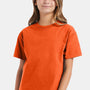 Hanes Youth ComfortSoft Short Sleeve Crewneck T-Shirt - Orange