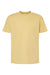 Hanes 5480 Youth ComfortSoft Short Sleeve Crewneck T-Shirt Athletic Gold Flat Front