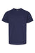 Hanes 5480 Youth ComfortSoft Short Sleeve Crewneck T-Shirt Athletic Navy Blue Flat Front