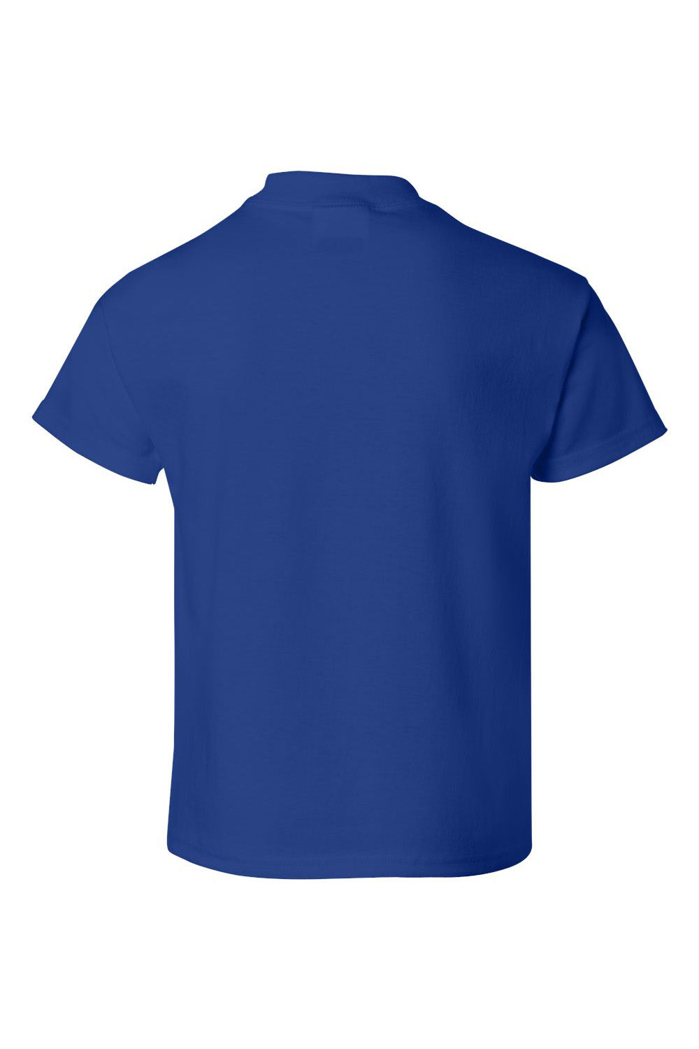 Hanes 5480 Youth ComfortSoft Short Sleeve Crewneck T-Shirt Deep Royal Blue Flat Back