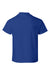 Hanes 5480 Youth ComfortSoft Short Sleeve Crewneck T-Shirt Deep Royal Blue Flat Back