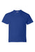 Hanes 5480 Youth ComfortSoft Short Sleeve Crewneck T-Shirt Deep Royal Blue Flat Front