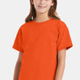 Hanes Youth ComfortSoft Short Sleeve Crewneck T-Shirt - Orange