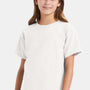 Hanes Youth ComfortSoft Short Sleeve Crewneck T-Shirt - White