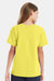 Hanes 5480 Youth ComfortSoft Short Sleeve Crewneck T-Shirt Yellow Model Back