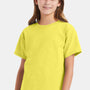 Hanes Youth ComfortSoft Short Sleeve Crewneck T-Shirt - Yellow