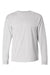 Hanes 5586 Mens ComfortSoft Long Sleeve Crewneck T-Shirt Ash Grey Flat Front