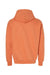 Hanes F170 Mens Ultimate Cotton PrintPro XP Pill Resistant Hooded Sweatshirt Hoodie w/ Pouch Pocket Pumpkin Orange Flat Back