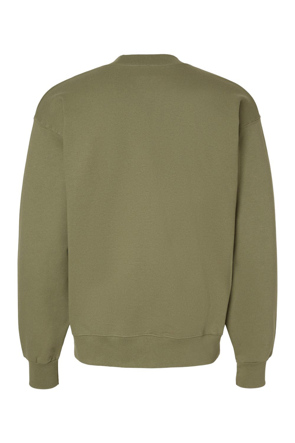 Hanes F260 Mens Ultimate Cotton PrintPro XP Pill Resistant Crewneck Sweatshirt Oregano Flat Back