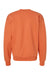 Hanes F260 Mens Ultimate Cotton PrintPro XP Pill Resistant Crewneck Sweatshirt Pumpkin Orange Flat Back