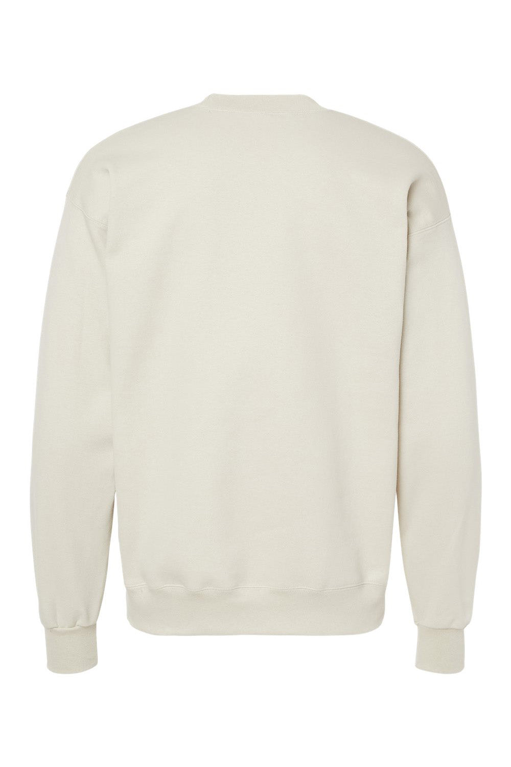 Hanes F260 Mens Ultimate Cotton PrintPro XP Pill Resistant Crewneck Sweatshirt Sand Flat Back