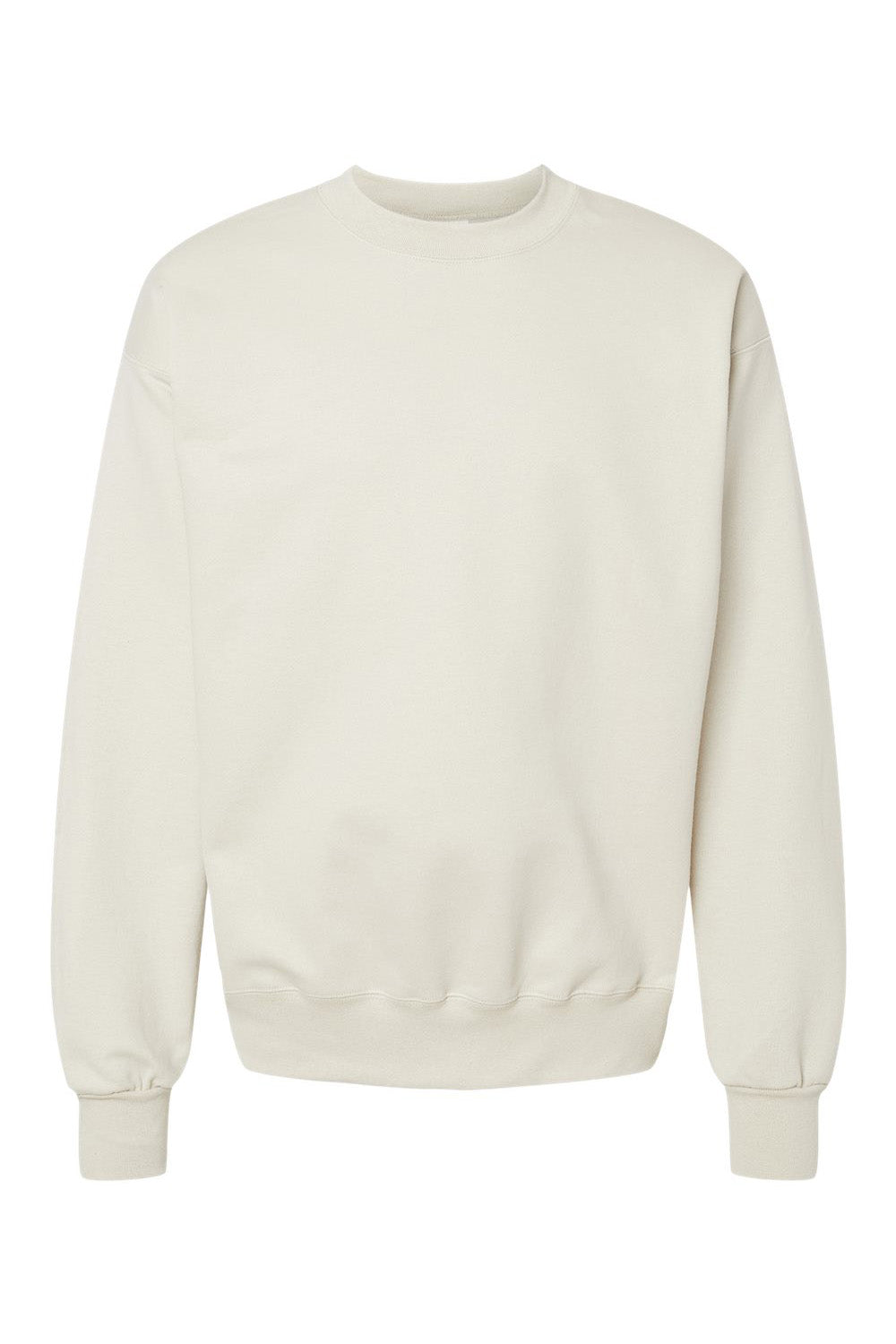 Hanes F260 Mens Ultimate Cotton PrintPro XP Pill Resistant Crewneck Sweatshirt Sand Flat Front