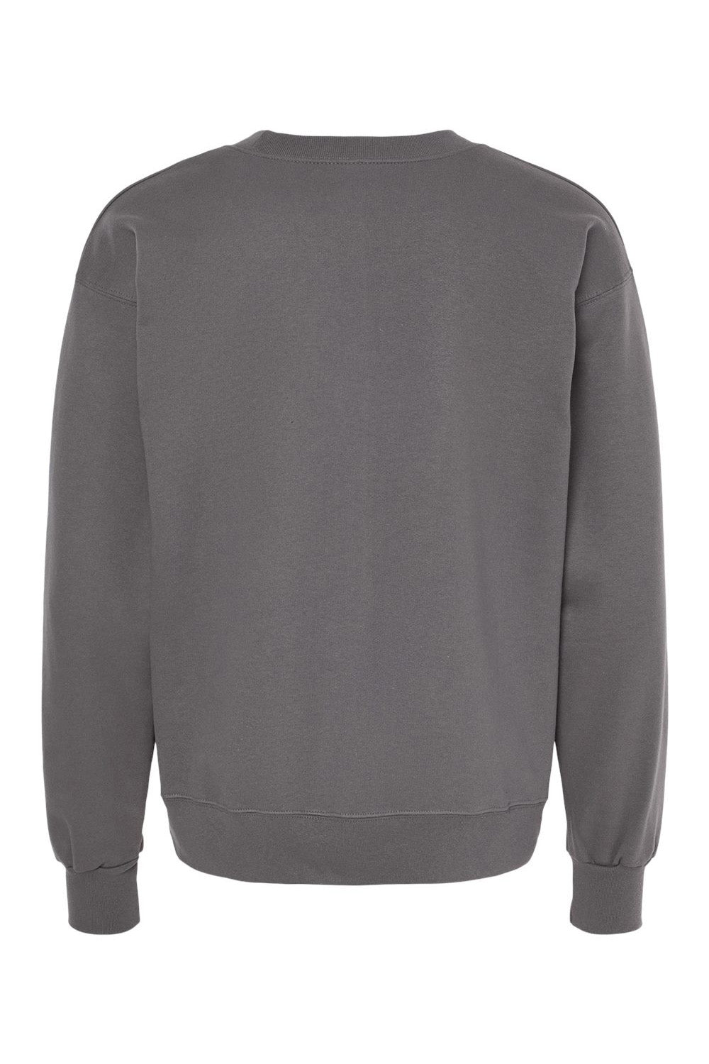 Hanes F260 Mens Ultimate Cotton PrintPro XP Pill Resistant Crewneck Sweatshirt Smoke Grey Flat Back