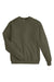 Hanes P160/P1607 Mens EcoSmart Print Pro XP Pill Resistant Fleece Crewneck Sweatshirt Fatigue Green Flat Front