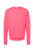 Hanes P160/P1607 Mens EcoSmart Print Pro XP Pill Resistant Fleece Crewneck Sweatshirt Safety Pink Flat Front