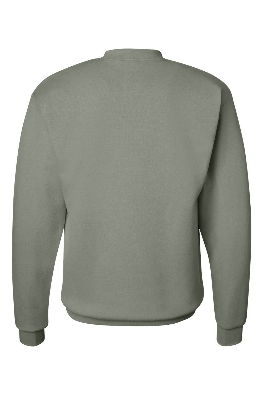 Hanes P160/P1607 Mens EcoSmart Print Pro XP Pill Resistant Fleece Crewneck Sweatshirt Stonewashed Green Flat Back