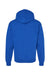 Hanes P170 Mens EcoSmart Print Pro XP Pill Resistant Hooded Sweatshirt Hoodie w/ Pouch Pocket Athletic Royal Blue Flat Back