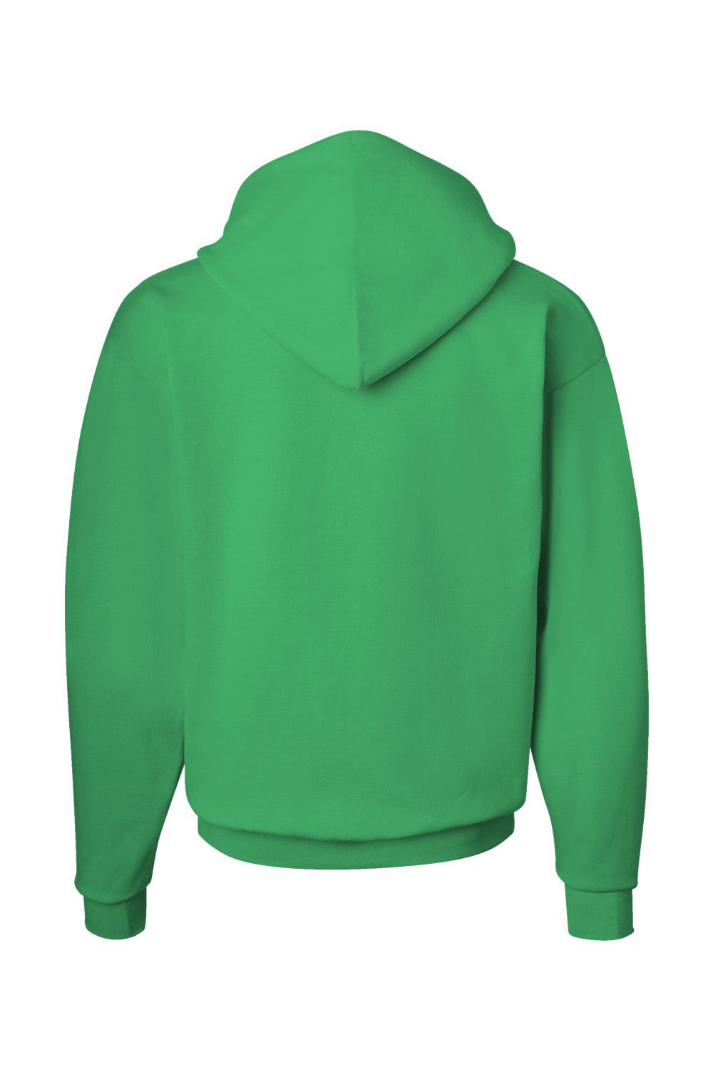 Hanes P170 Mens EcoSmart Print Pro XP Pill Resistant Hooded Sweatshirt Hoodie w/ Pouch Pocket Kelly Green Flat Back