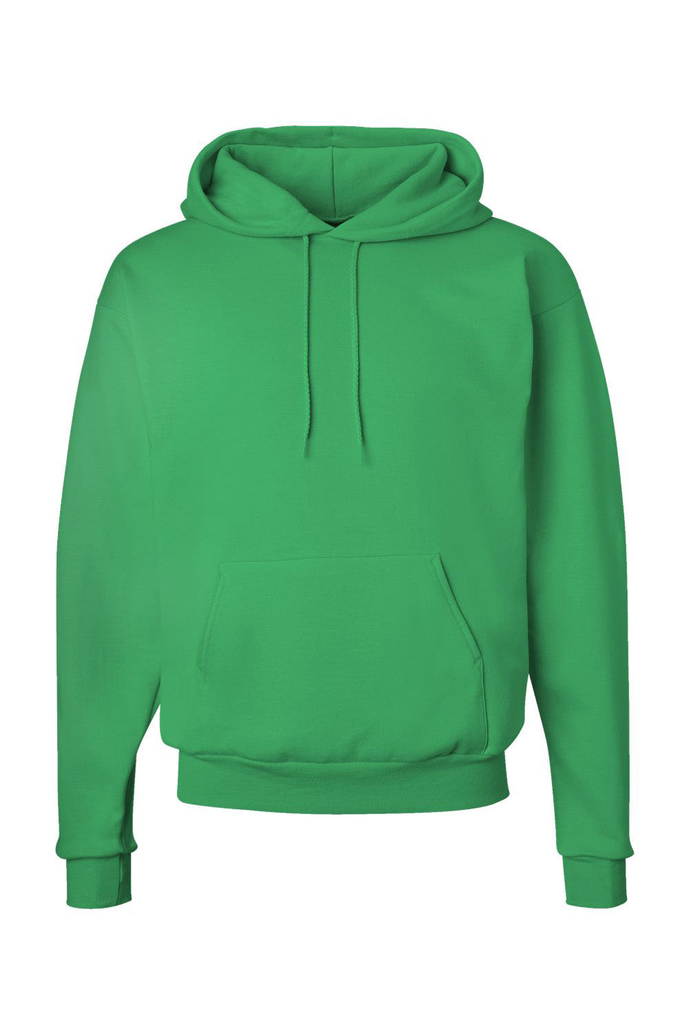 Hanes P170 Mens EcoSmart Print Pro XP Pill Resistant Hooded Sweatshirt Hoodie w/ Pouch Pocket Kelly Green Flat Front