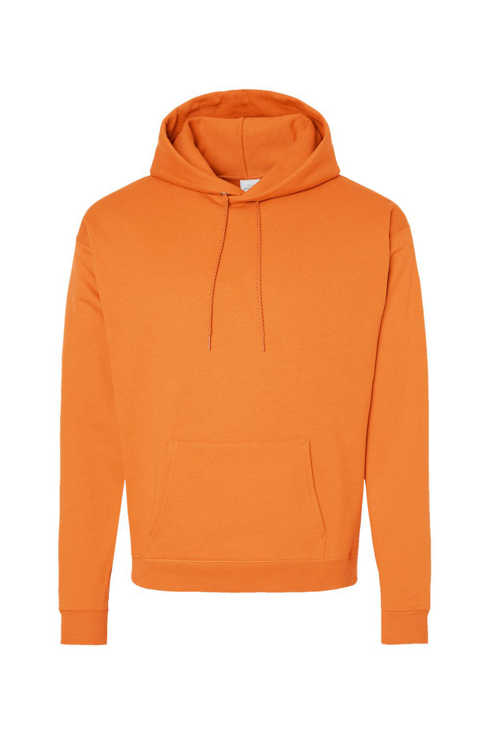 Hanes P170 Mens EcoSmart Print Pro XP Pill Resistant Hooded Sweatshirt Hoodie w/ Pouch Pocket Tennessee Orange Flat Front