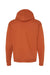 Hanes P170 Mens EcoSmart Print Pro XP Pill Resistant Hooded Sweatshirt Hoodie w/ Pouch Pocket Texas Orange Flat Back