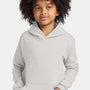 Hanes Youth EcoSmart Print Pro XP Pill Resistant Hooded Sweatshirt Hoodie w/ Pouch Pocket - Ash Grey