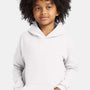 Hanes Youth EcoSmart Print Pro XP Pill Resistant Hooded Sweatshirt Hoodie w/ Pouch Pocket - White