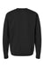 Hanes RS160 Mens Perfect Sweats Crewneck Sweatshirt Black Flat Back