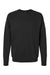 Hanes RS160 Mens Perfect Sweats Crewneck Sweatshirt Black Flat Front