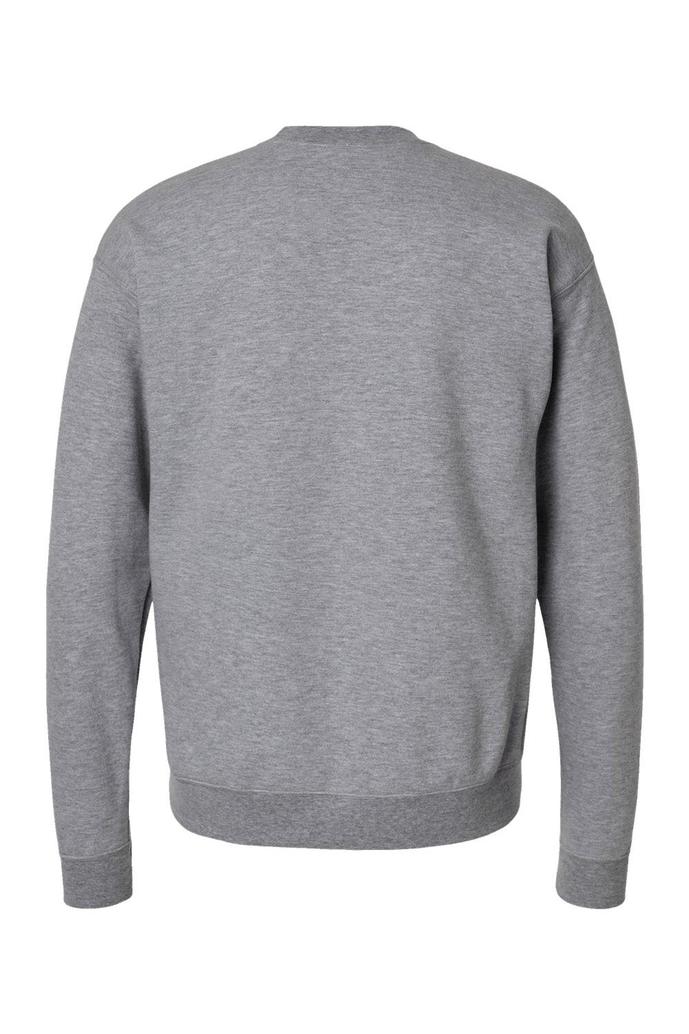 Hanes RS160 Mens Perfect Sweats Crewneck Sweatshirt Light Steel Grey Flat Back