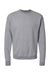 Hanes RS160 Mens Perfect Sweats Crewneck Sweatshirt Light Steel Grey Flat Front