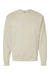 Hanes RS160 Mens Perfect Sweats Crewneck Sweatshirt Sand Flat Front