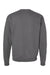 Hanes RS160 Mens Perfect Sweats Crewneck Sweatshirt Smoke Grey Flat Back