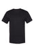 Hanes W110 Mens Workwear UPF 50+ Short Sleeve Crewneck T-Shirt w/ Pocket Black Flat Front