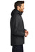 Port Authority J123 Mens All Weather 3-in-1 Water Resistant Full Zip Hooded Jacket Black Model Side