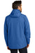 Port Authority J123 Mens All Weather 3-in-1 Water Resistant Full Zip Hooded Jacket True Blue Model Back