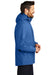 Port Authority J123 Mens All Weather 3-in-1 Water Resistant Full Zip Hooded Jacket True Blue Model Side