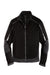 Port Authority J307 Mens Embark Wind & Water Resistant Full Zip Jacket Black/Deep Grey Flat Front