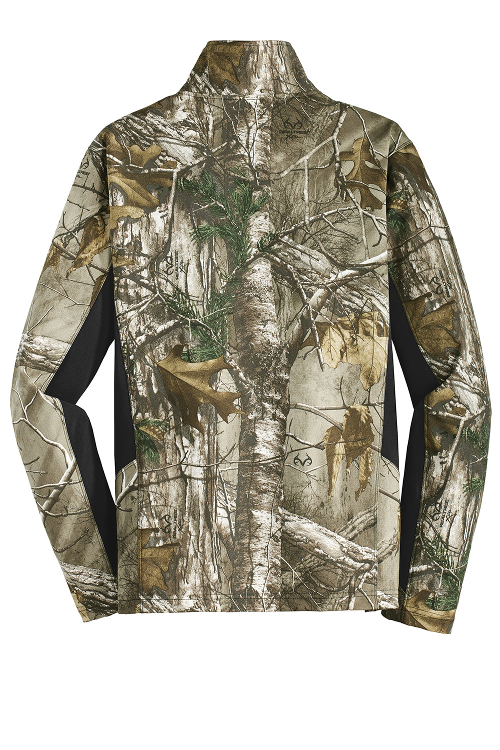 Port Authority J318C Mens Wind & Water Resistant Full Zip Jacket Realtree Xtra Camo/Black Flat Back