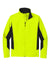 Port Authority J318/TLJ318 Mens Core Wind & Water Resistant Full Zip Jacket Safety Yellow/Black Flat Front