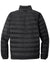 Port Authority J323 Mens Wind & Water Resistant Full Zip Down Jacket Black Flat Back