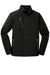 Port Authority J324 Mens Welded Wind & Water Resistant Full Zip Jacket Black Flat Front