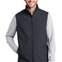 Port Authority Mens Core Wind & Water Resistant Full Zip Vest - Battleship Grey