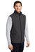 Port Authority J325 Mens Core Wind & Water Resistant Full Zip Vest Heather Charcoal Black Model 3q