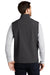 Port Authority J325 Mens Core Wind & Water Resistant Full Zip Vest Heather Charcoal Black Model Back