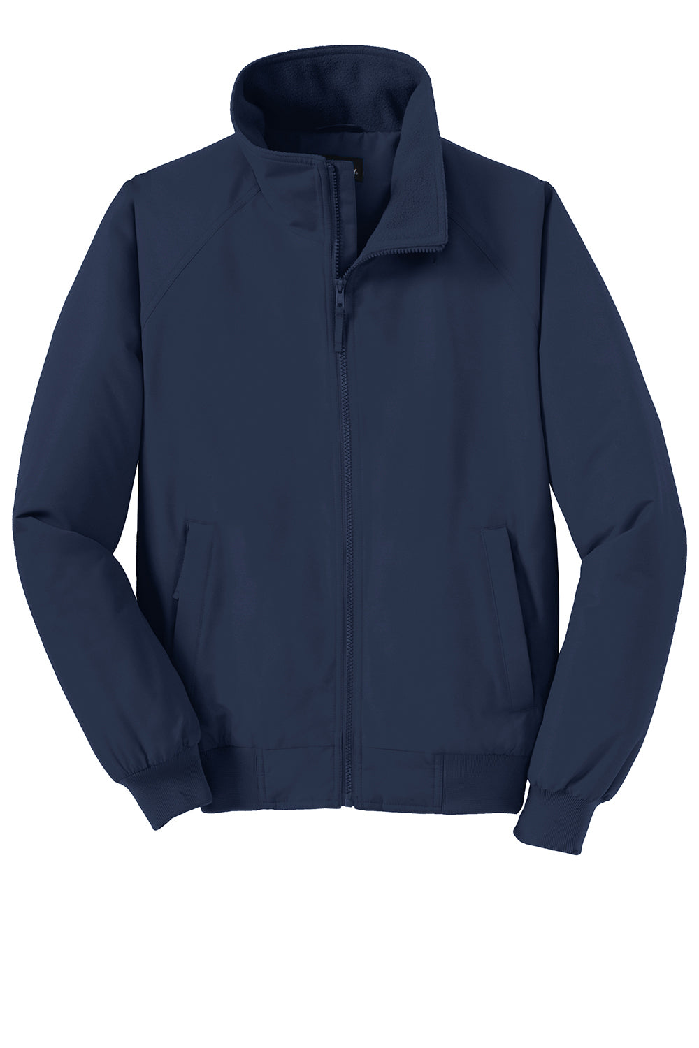 Port Authority J328/TLJ328 Mens Charger Wind & Water Resistant Full Zip Jacket True Navy Blue Flat Front